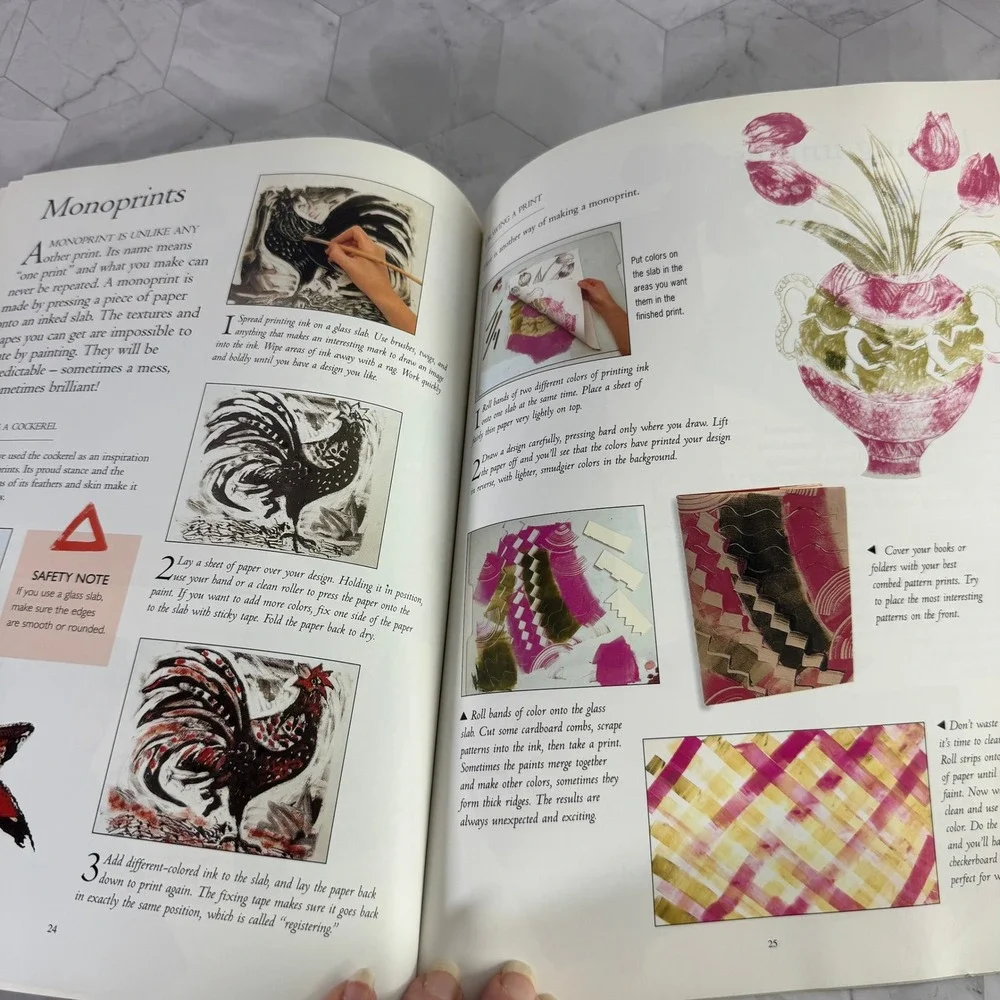 Print Making Crafts for Children Book Elisabeth Harden Walter Foster 1995‎ CC05